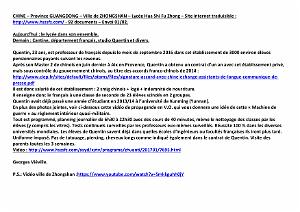 2016 09  QUENTIN EN CHINE PROVINCE GUANGDONG-LYCEE HUA SHI FU ZHONG